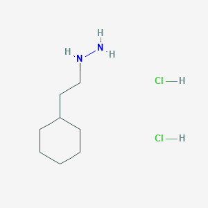 molecular formula C8H20Cl2N2 B2507376 (2-环己基乙基)肼二盐酸盐 CAS No. 1355355-60-0