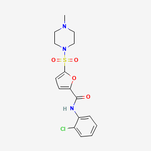 N-(2-chlorophenyl)-5-((4-methylpiperazin-1-yl)sulfonyl)furan-2-carboxamide