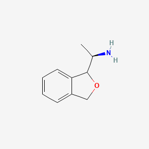 molecular formula C10H13NO B2507423 (1R)-1-(1,3-Dihydro-2-benzofuran-1-yl)ethanamine CAS No. 2248216-76-2
