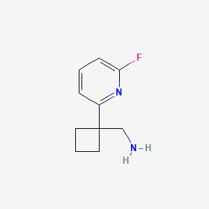 [1-(6-Fluoropyridin-2-yl)cyclobutyl]methanamine