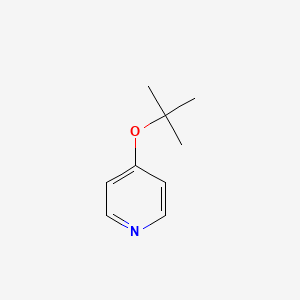 molecular formula C9H13NO B2507444 4-(1,1-Dimethylethoxy)-pyridine CAS No. 53700-57-5
