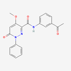 N-(3-acetylphenyl)-4-methoxy-6-oxo-1-phenylpyridazine-3-carboxamide