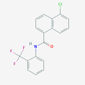 5-chloro-N-[2-(trifluoromethyl)phenyl]-1-naphthamide