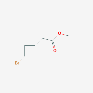 molecular formula C7H11BrO2 B2507461 Methyl 2-(3-bromocyclobutyl)acetate CAS No. 2445794-52-3