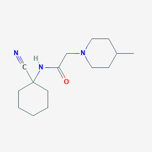 N-(1-cyanocyclohexyl)-2-(4-methylpiperidin-1-yl)acetamide
