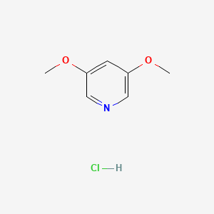 molecular formula C7H10ClNO2 B2507471 3,5-Dimethoxypyridine hydrochloride CAS No. 1334417-33-2