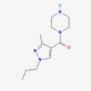 (3-Methyl-1-propylpyrazol-4-yl)-piperazin-1-ylmethanone