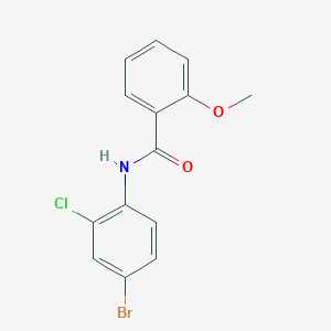 N-(4-bromo-2-chlorophenyl)-2-methoxybenzamide