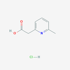 B2507557 2-(6-Methyl-2-pyridyl)acetic acid hydrochloride CAS No. 2168559-63-3; 92917-49-2
