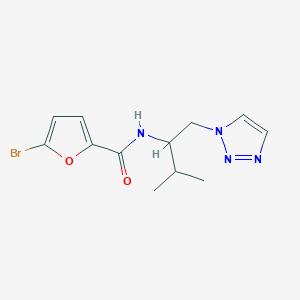 5-bromo-N-(3-methyl-1-(1H-1,2,3-triazol-1-yl)butan-2-yl)furan-2-carboxamide