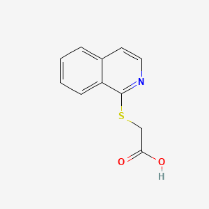 molecular formula C11H9NO2S B2507583 (Isoquinolin-1-ylsulfanyl)-acetic acid CAS No. 7521-25-7