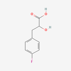 molecular formula C9H9FO3 B2507626 3-(4-Fluorophenyl)-2-hydroxypropanoic acid CAS No. 124980-94-5; 53484-49-4