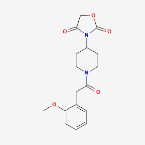 3-(1-(2-(2-Methoxyphenyl)acetyl)piperidin-4-yl)oxazolidine-2,4-dione