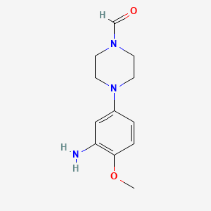 4-(3-Amino-4-methoxyphenyl)piperazine-1-carbaldehyde