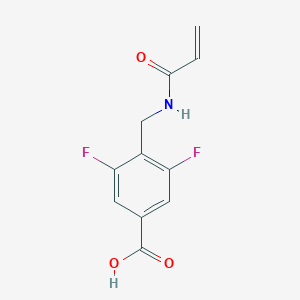 3,5-Difluoro-4-[(prop-2-enoylamino)methyl]benzoic acid
