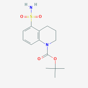 Tert-butyl 5-sulfamoyl-3,4-dihydro-2H-quinoline-1-carboxylate