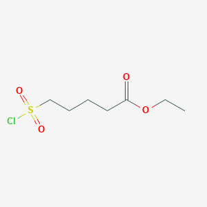 Ethyl 5-(chlorosulfonyl)pentanoate