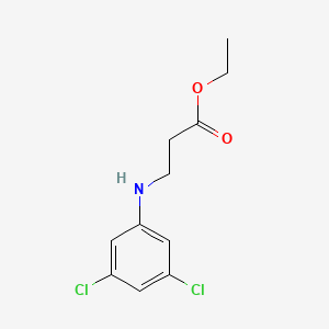 molecular formula C11H13Cl2NO2 B2507809 Ethyl 3-(3,5-dichloroanilino)propanoate CAS No. 150571-04-3