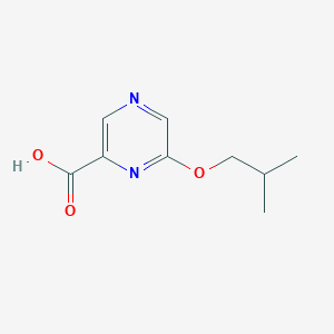 molecular formula C9H12N2O3 B2507840 6-Isobutoxypyrazine-2-carboxylic acid CAS No. 1528231-94-8