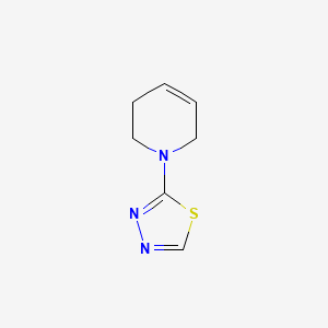 molecular formula C7H9N3S B2507846 2-(3,6-Dihydro-2H-pyridin-1-yl)-1,3,4-thiadiazole CAS No. 2310082-59-6