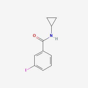 molecular formula C10H10INO B2507857 N-cyclopropyl-3-iodobenzamide CAS No. 909187-12-8