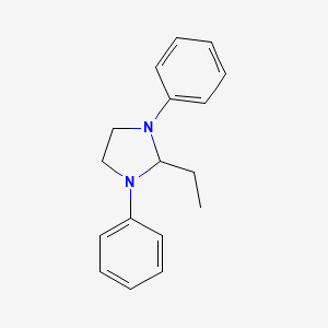 molecular formula C17H20N2 B2507861 2-乙基-1,3-二苯基咪唑烷 CAS No. 2513-66-8