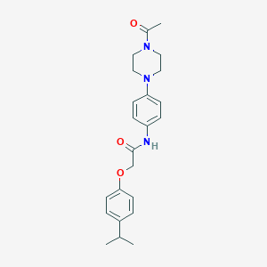 N-[4-(4-acetyl-1-piperazinyl)phenyl]-2-(4-isopropylphenoxy)acetamide