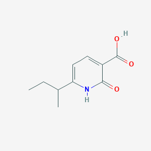 6-butan-2-yl-2-oxo-1H-pyridine-3-carboxylic acid