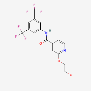 N-(3,5-bis(trifluoromethyl)phenyl)-2-(2-methoxyethoxy)isonicotinamide