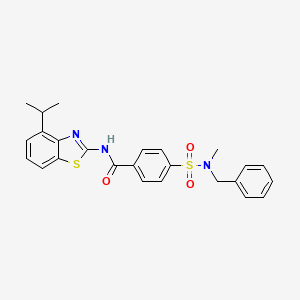 4-(N-benzyl-N-methylsulfamoyl)-N-(4-isopropylbenzo[d]thiazol-2-yl)benzamide