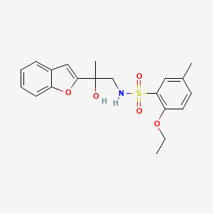 molecular formula C20H23NO5S B2507916 N-(2-(苯并呋喃-2-基)-2-羟基丙基)-2-乙氧基-5-甲基苯磺酰胺 CAS No. 2034441-90-0