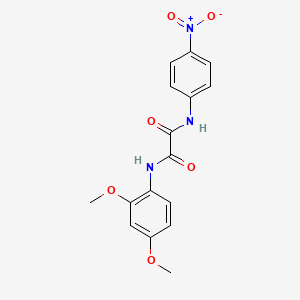 molecular formula C16H15N3O6 B2507920 N1-(2,4-dimethoxyphenyl)-N2-(4-nitrophenyl)oxalamide CAS No. 899977-97-0