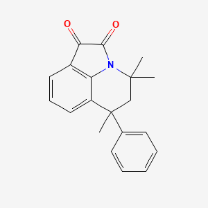 4,4,6-Trimethyl-6-phenyl-5,6-dihydro-4H-pyrrolo[3,2,1-ij]quinoline-1,2-dione