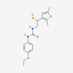 molecular formula C17H22N2O4 B2507945 1-(2-(2,5-Dimethylfuran-3-yl)-2-hydroxyethyl)-3-(4-ethoxyphenyl)urea CAS No. 2310038-39-0