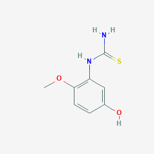 molecular formula C8H10N2O2S B2507948 (5-Hydroxy-2-methoxyphenyl)thiourea CAS No. 26449-97-8