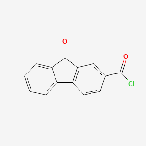 molecular formula C14H7ClO2 B2507954 9-Oxofluorene-2-carbonyl chloride CAS No. 39180-42-2