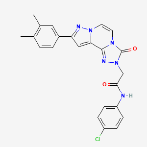molecular formula C23H19ClN6O2 B2508012 Chembl4521606 CAS No. 1207045-68-8