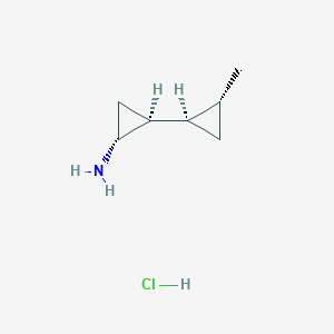 (1S,1'R,2R,2'R)-2'-Methyl-[1,1'-bi(cyclopropan)]-2-amine hydrochloride