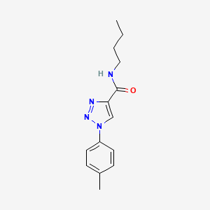 molecular formula C14H18N4O B2508051 N-butyl-1-(p-tolyl)-1H-1,2,3-triazole-4-carboxamide CAS No. 951611-26-0