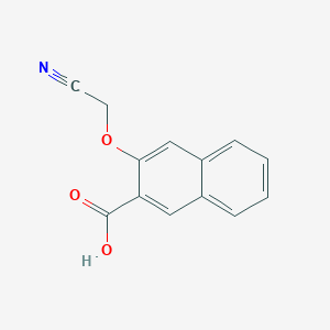 molecular formula C13H9NO3 B2508107 3-(Cyanomethoxy)naphthalene-2-carboxylic acid CAS No. 1016678-48-0