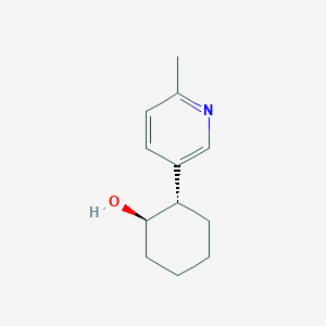 molecular formula C12H17NO B2508110 (1R,2S)-2-(6-methylpyridin-3-yl)cyclohexan-1-ol CAS No. 1807940-41-5; 1820572-10-8
