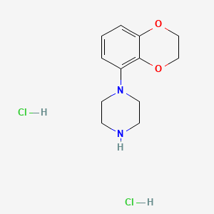 molecular formula C12H18Cl2N2O2 B2508117 二盐酸艾托普拉赞 CAS No. 143485-51-2