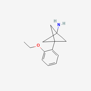 3-(2-Ethoxyphenyl)bicyclo[1.1.1]pentan-1-amine