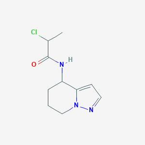 2-Chloro-N-(4,5,6,7-tetrahydropyrazolo[1,5-a]pyridin-4-yl)propanamide