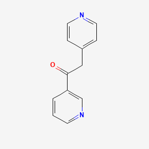 molecular formula C12H10N2O B2508148 1-Pyridin-3-yl-2-pyridin-4-ylethanone CAS No. 501005-29-4