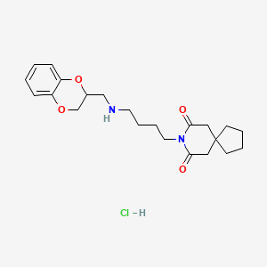 molecular formula C22H31ClN2O4 B2508157 MDL 72832 hydrochloride CAS No. 113777-33-6; 113777-40-5