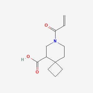 7-Prop-2-enoyl-7-azaspiro[3.5]nonane-9-carboxylic acid