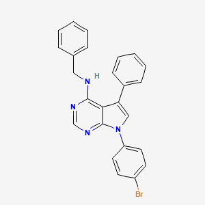 N-benzyl-7-(4-bromophenyl)-5-phenyl-7H-pyrrolo[2,3-d]pyrimidin-4-amine