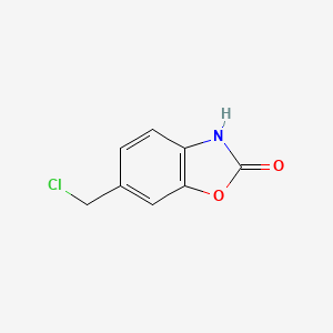 molecular formula C8H6ClNO2 B2508190 6-(氯甲基)-2,3-二氢-1,3-苯并恶唑-2-酮 CAS No. 207552-71-4