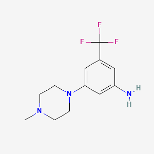 3-(4-Methylpiperazin-1-YL)-5-(trifluoromethyl)aniline